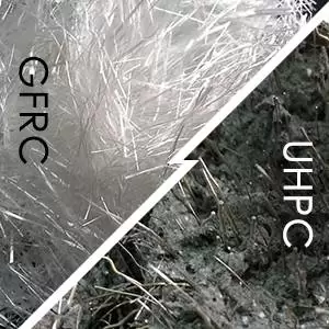 بررسی و مقایسه بتن فوق توانمند (UHPC) با بتن مسلح با الیاف شیشه (GFRC)