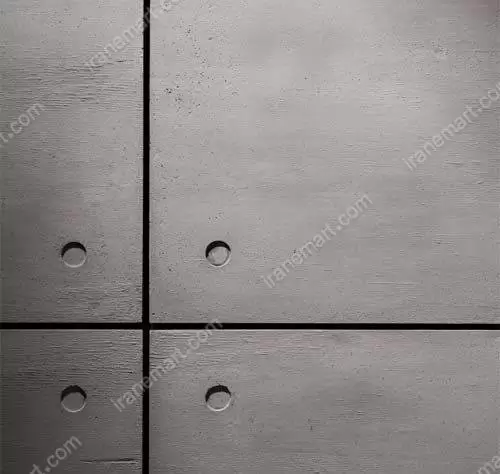 تایل بتن اکسپوز 50*100 چهارسوراخه مخصوص نما