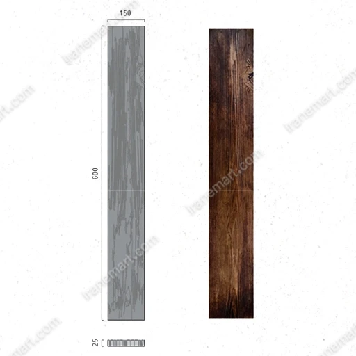 پنل بتنی 60x15x2.5 مدل PARQUET گرید 2