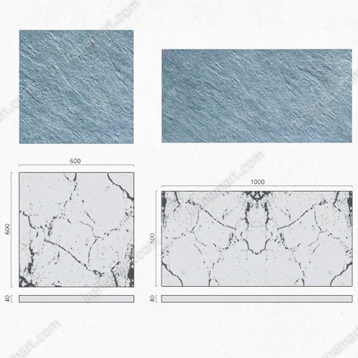 پنل بتنی GFRC مدل ROCCO گرید 2