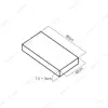 پنل بتن اکسپوز 80x40 Exposed Concrete Tile