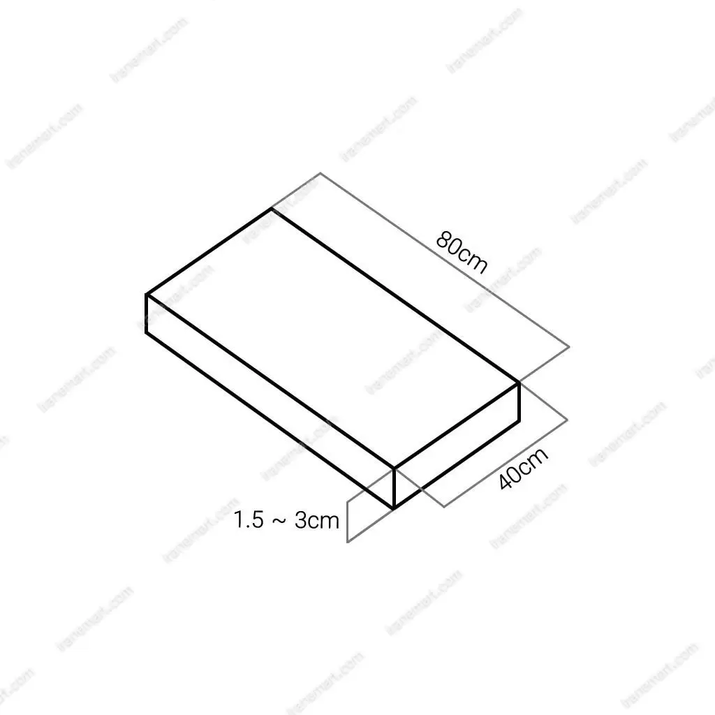 پنل بتن اکسپوز 80x40 Exposed Concrete Tile